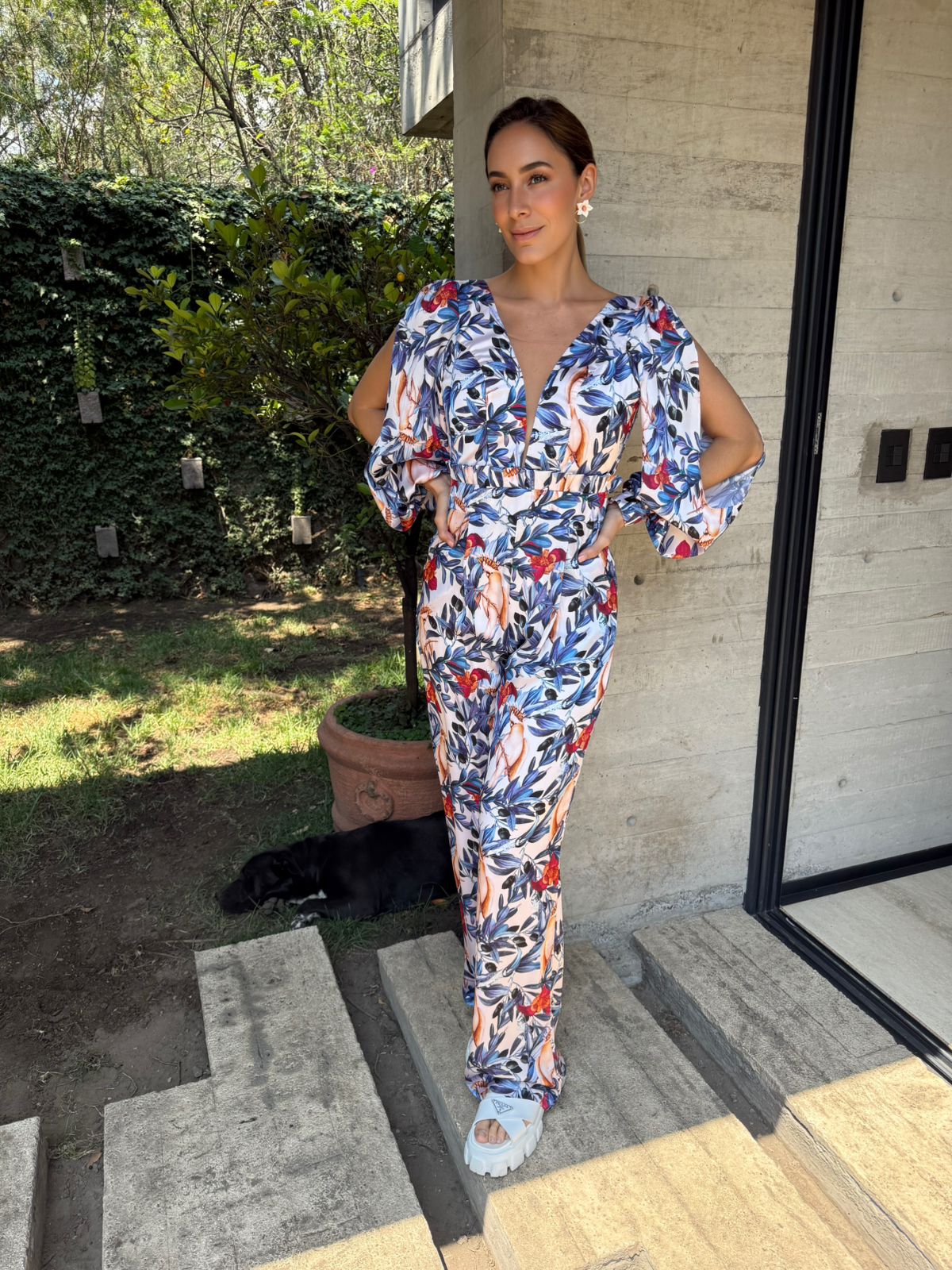 Jumpsuit con escote en la espalda