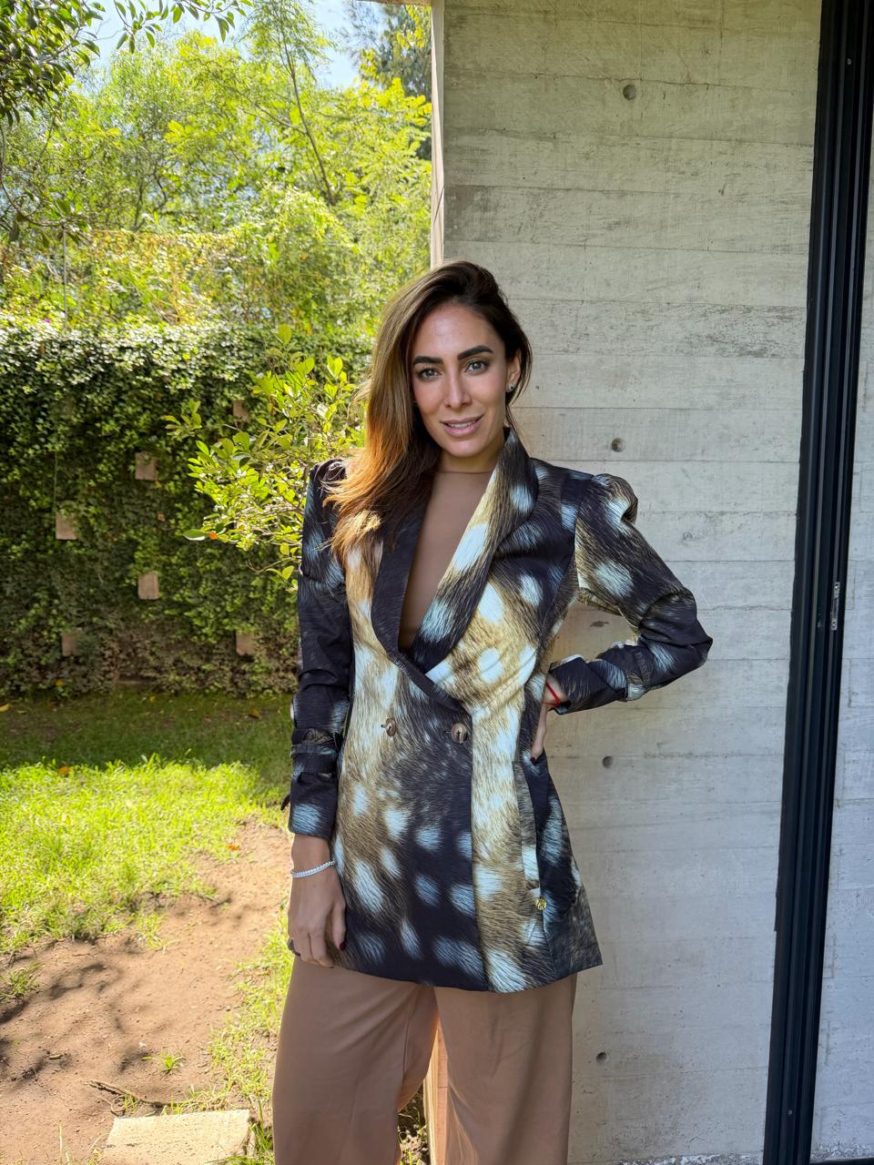 BLAZER LARGO CRUZADO BAMBI