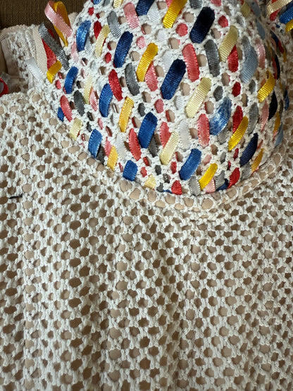 BUSTIER CANASTO MARFIL