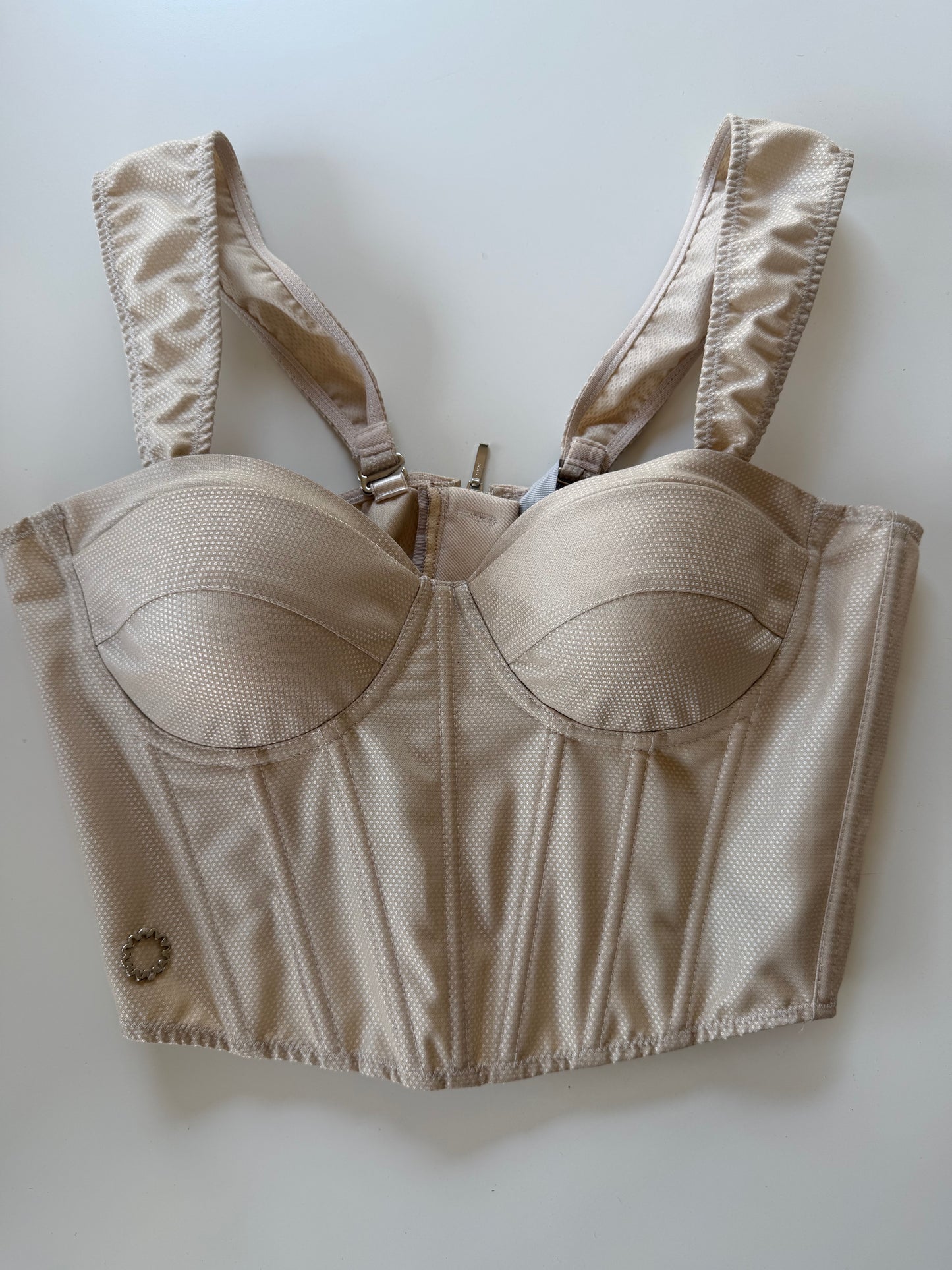 CORSET CORTO BEIGE