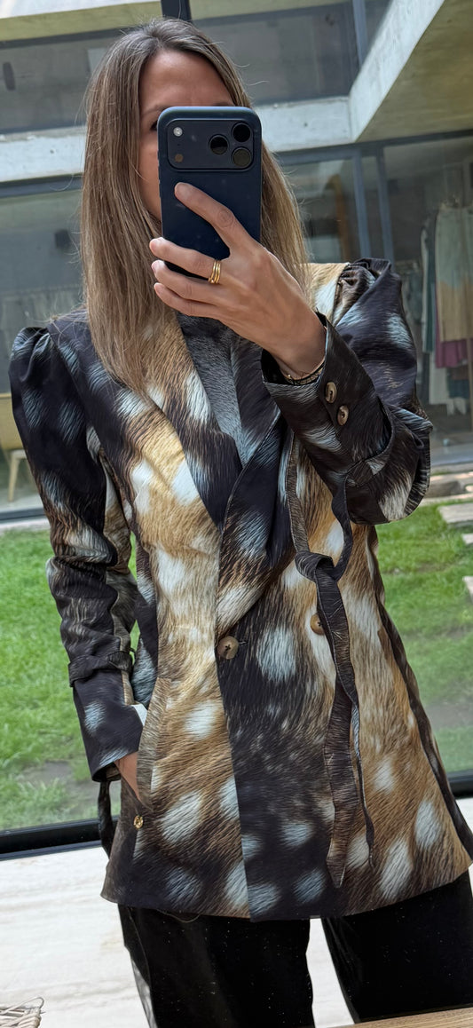 BLAZER LARGO CRUZADO BAMBI