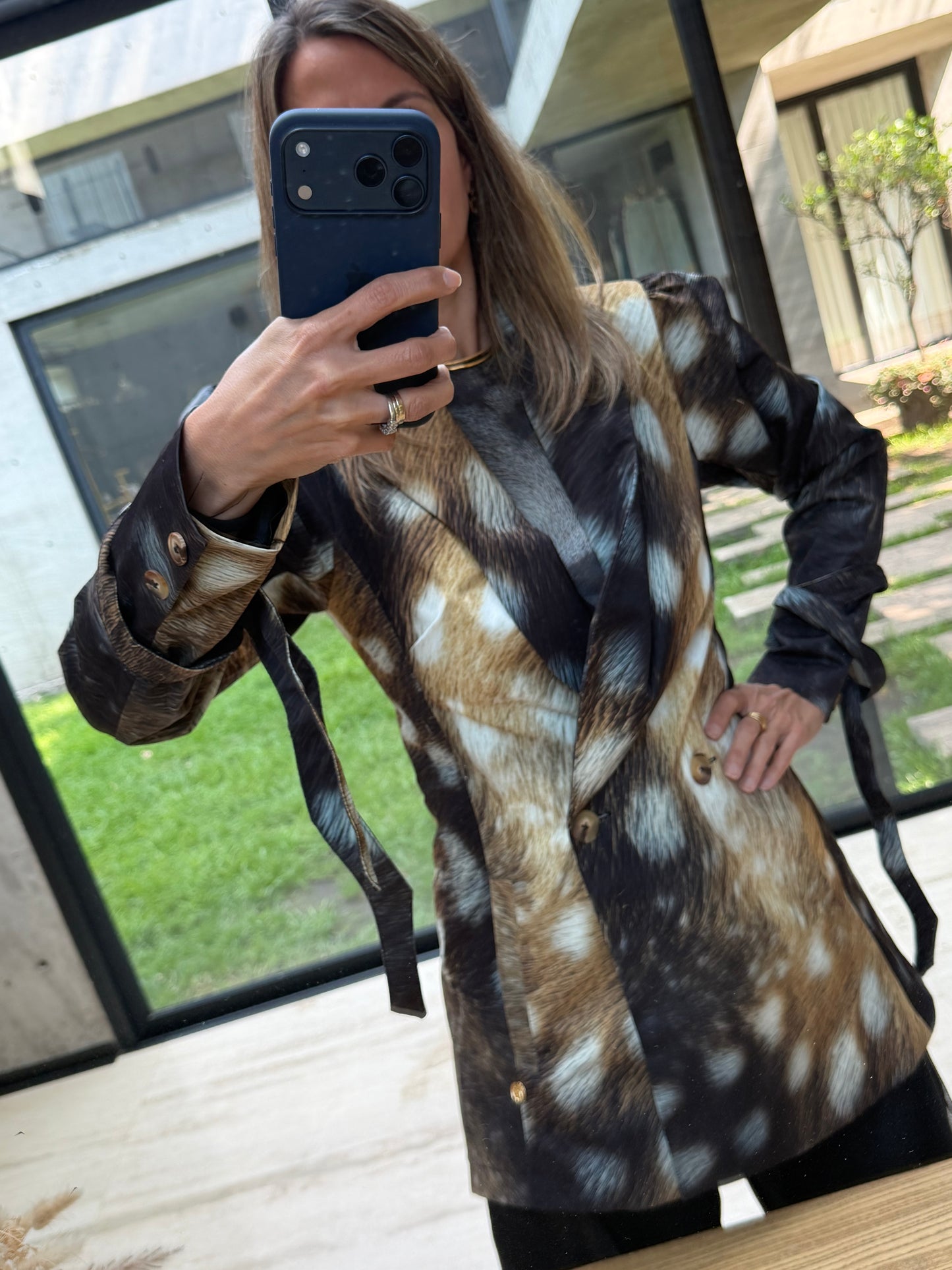 BLAZER LARGO CRUZADO BAMBI