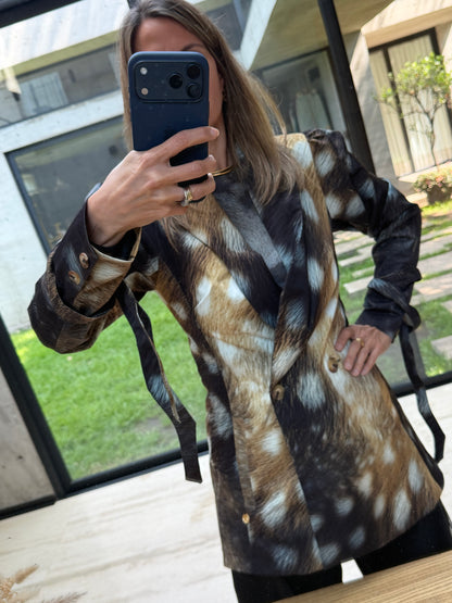 BLAZER LARGO CRUZADO BAMBI