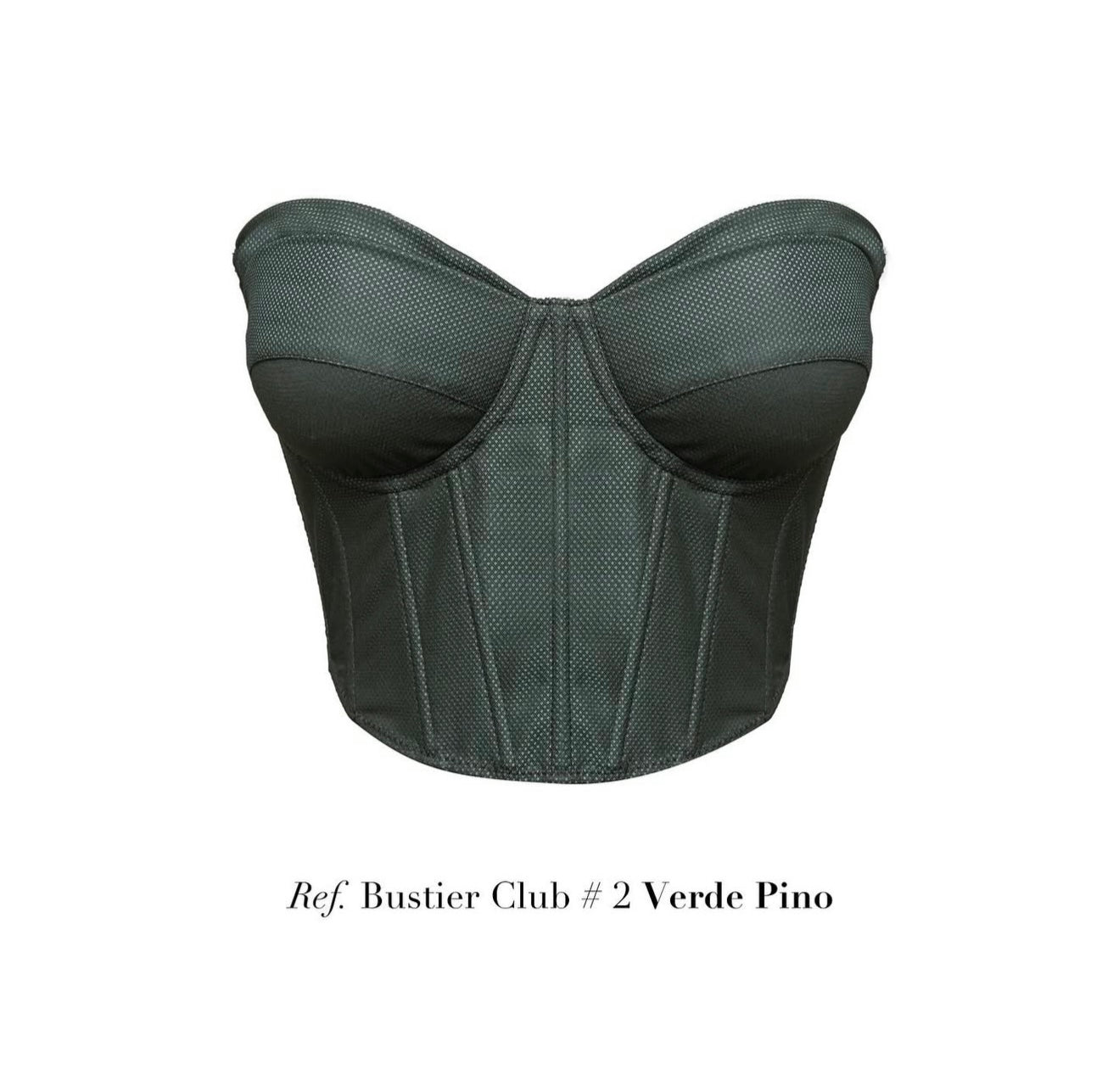 BUSTIER CLUB MANGAS REMOVIBLES