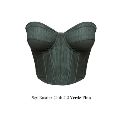 BUSTIER CLUB MANGAS REMOVIBLES